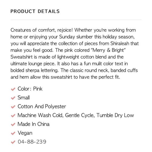 Merry and Bright Sweatshirt - Picture 4 of 5